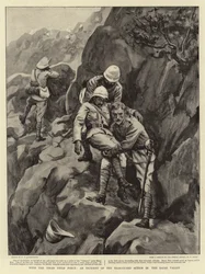 Met de Tirah Field Force, een incident van de achterhoede actie in de Bazar Valley